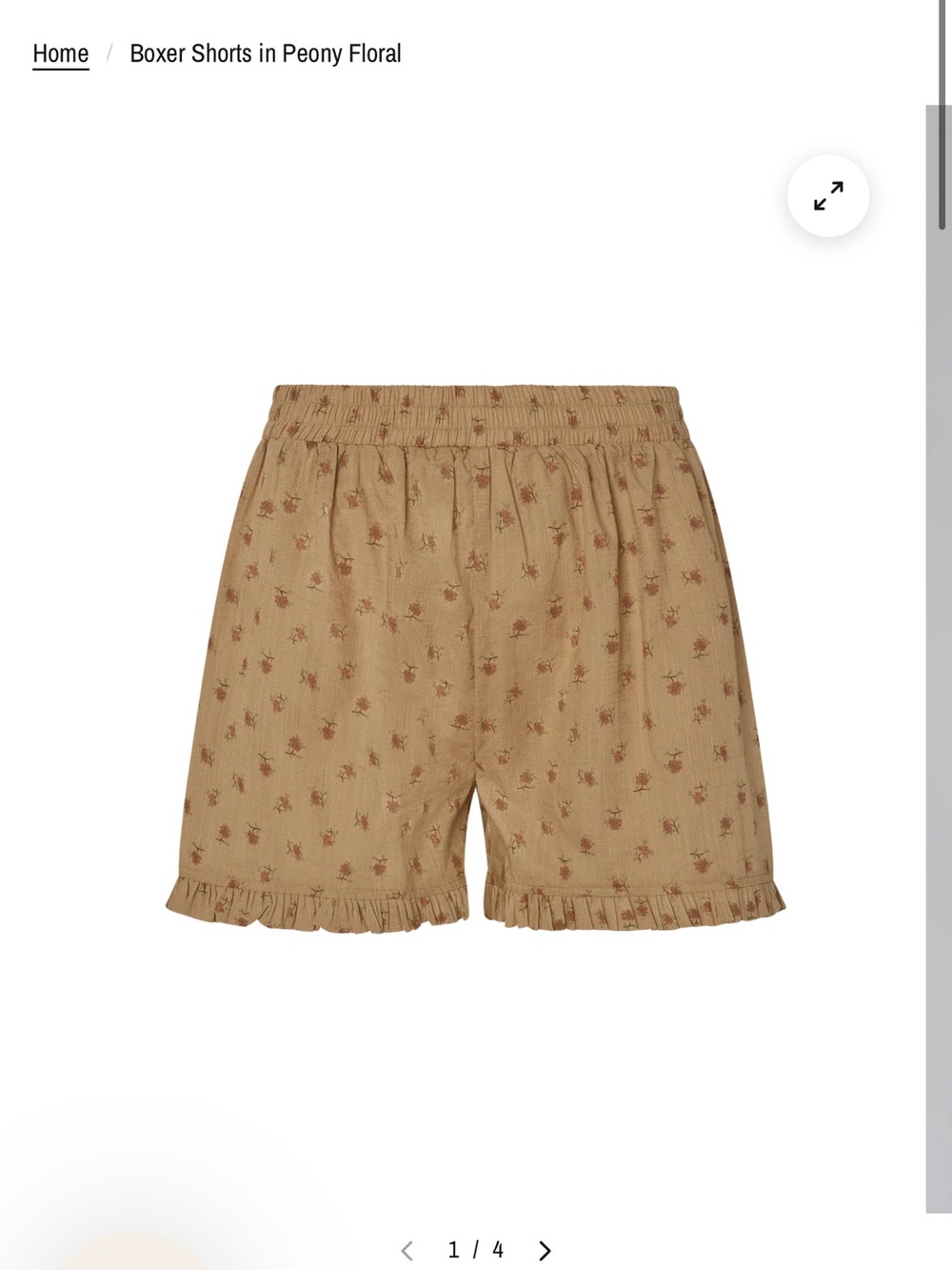 ISO Sonderhaus Peony Floral boxer shorts